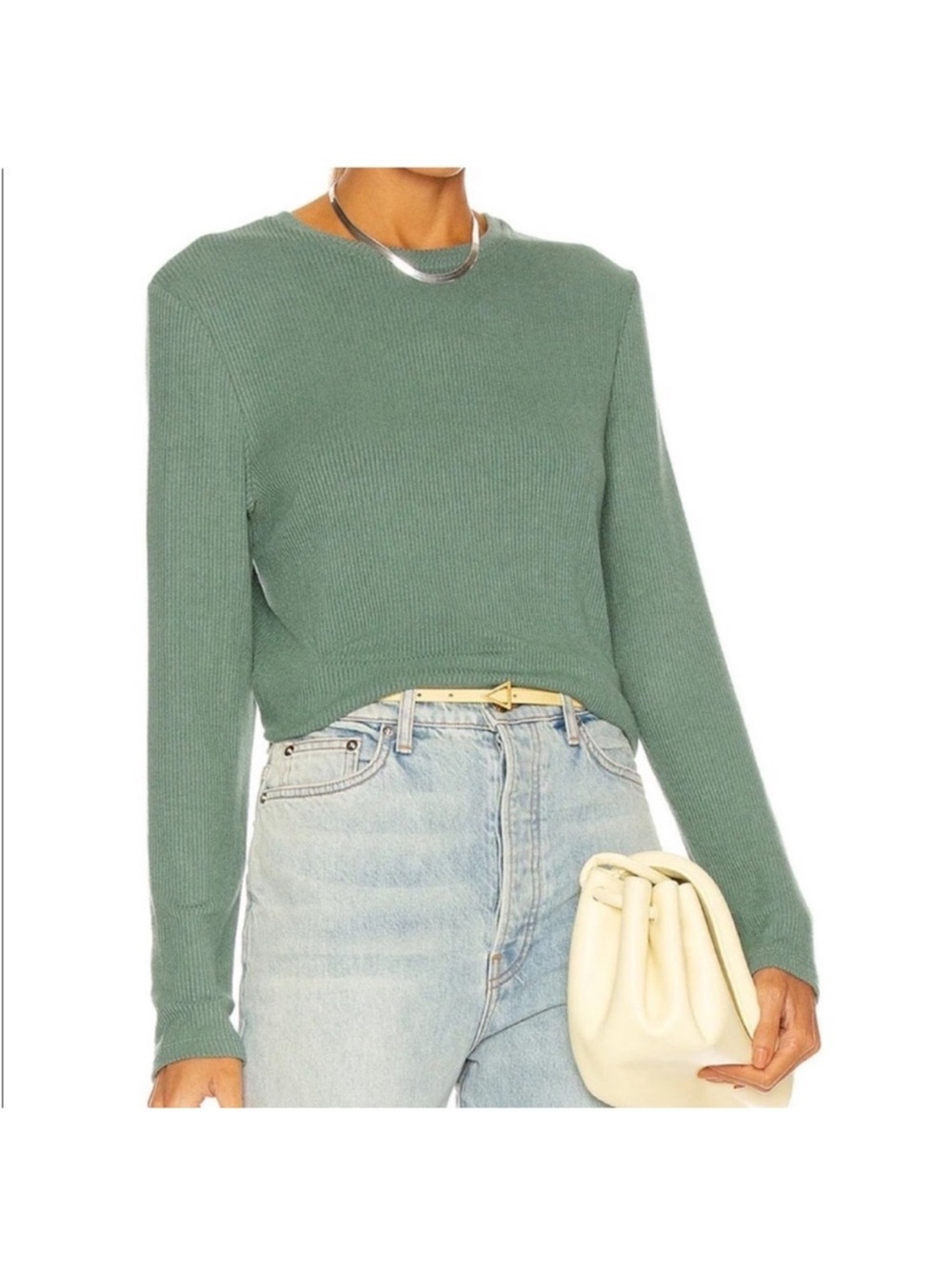 Sablyn Ribbed Long Sleeve Top